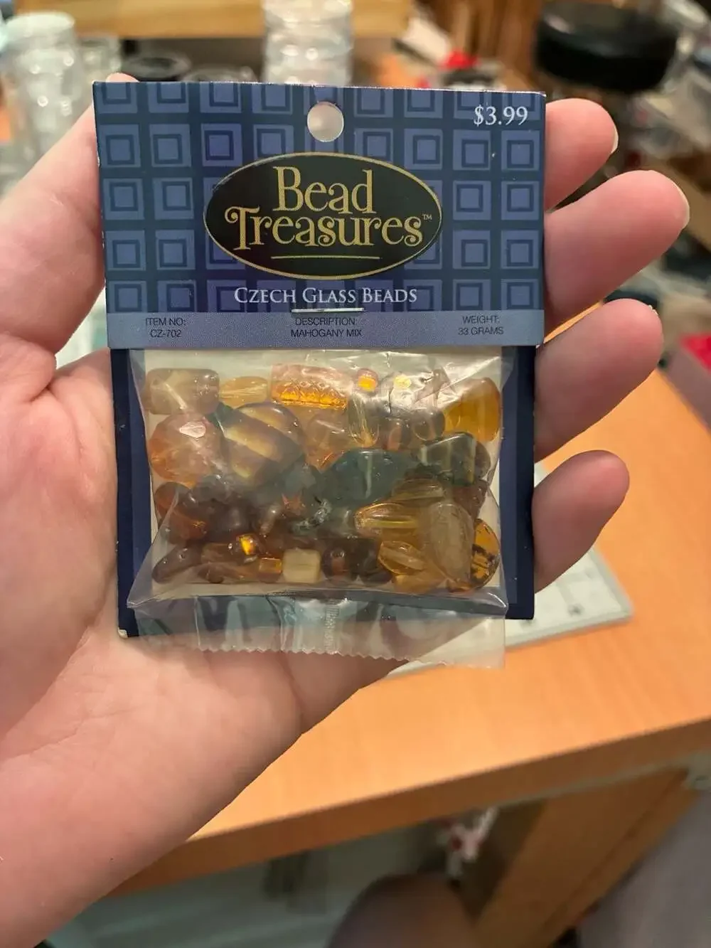 Bead Treasures Czech Glass Beads Mahogany Mix Item